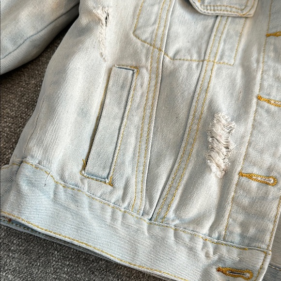 Light Wash Denim Jacket - Picture 3 of 5